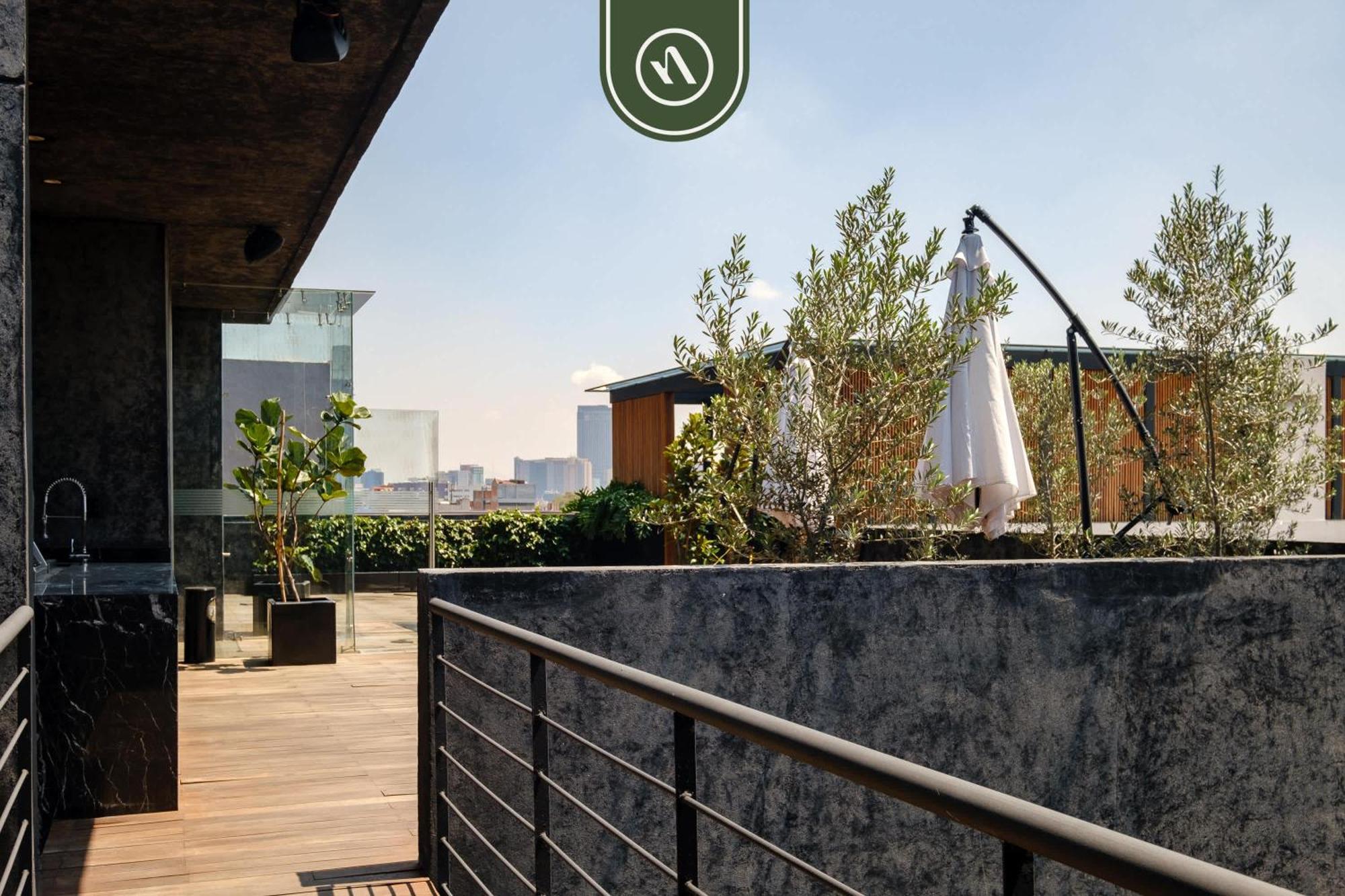 Apartment Centric 2 Bedroom - Gym - Open Air Cinema Mexico City