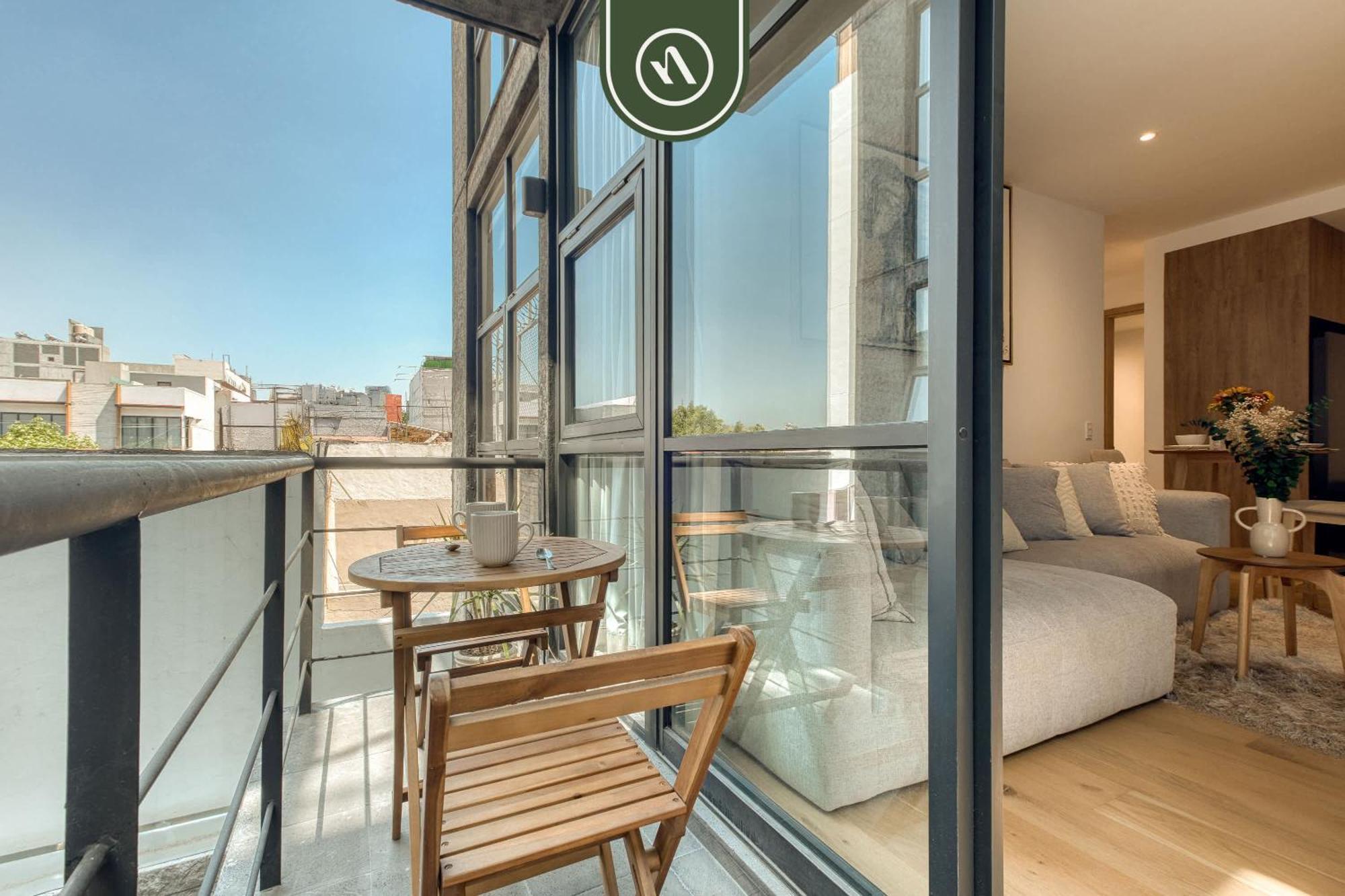 Apartment Centric 2 Bedroom - Gym - Open Air Cinema Mexico City